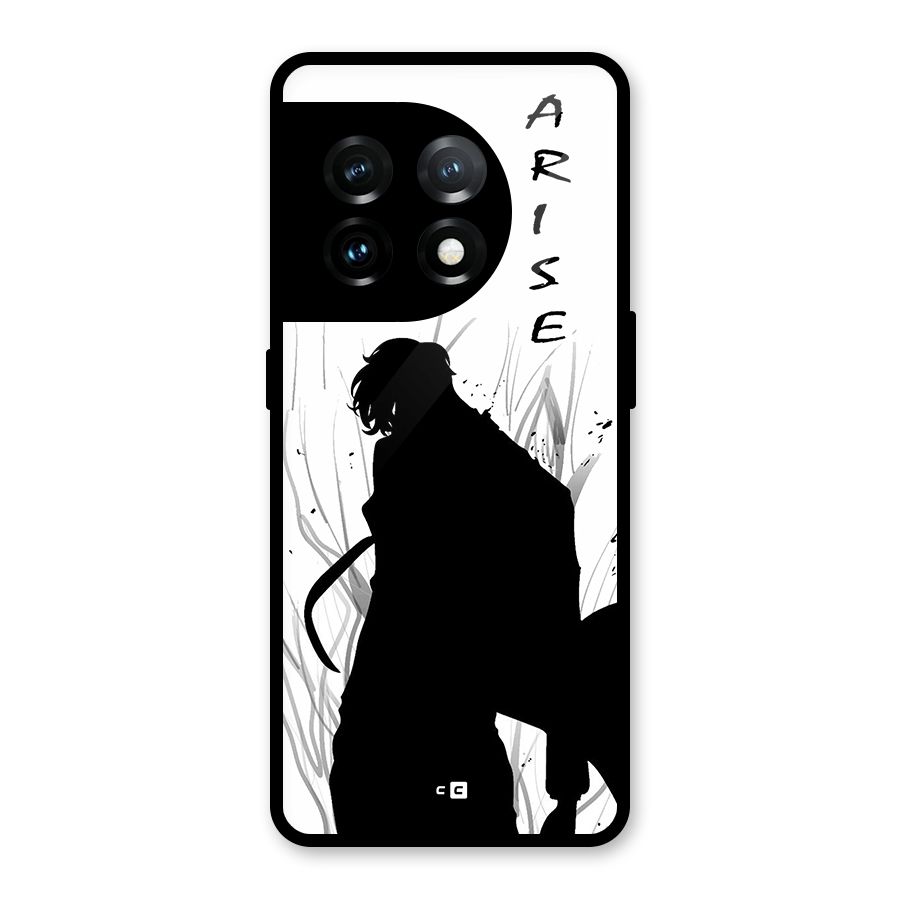 Awesome Jinwoo Arise Glass Back Case for OnePlus 11