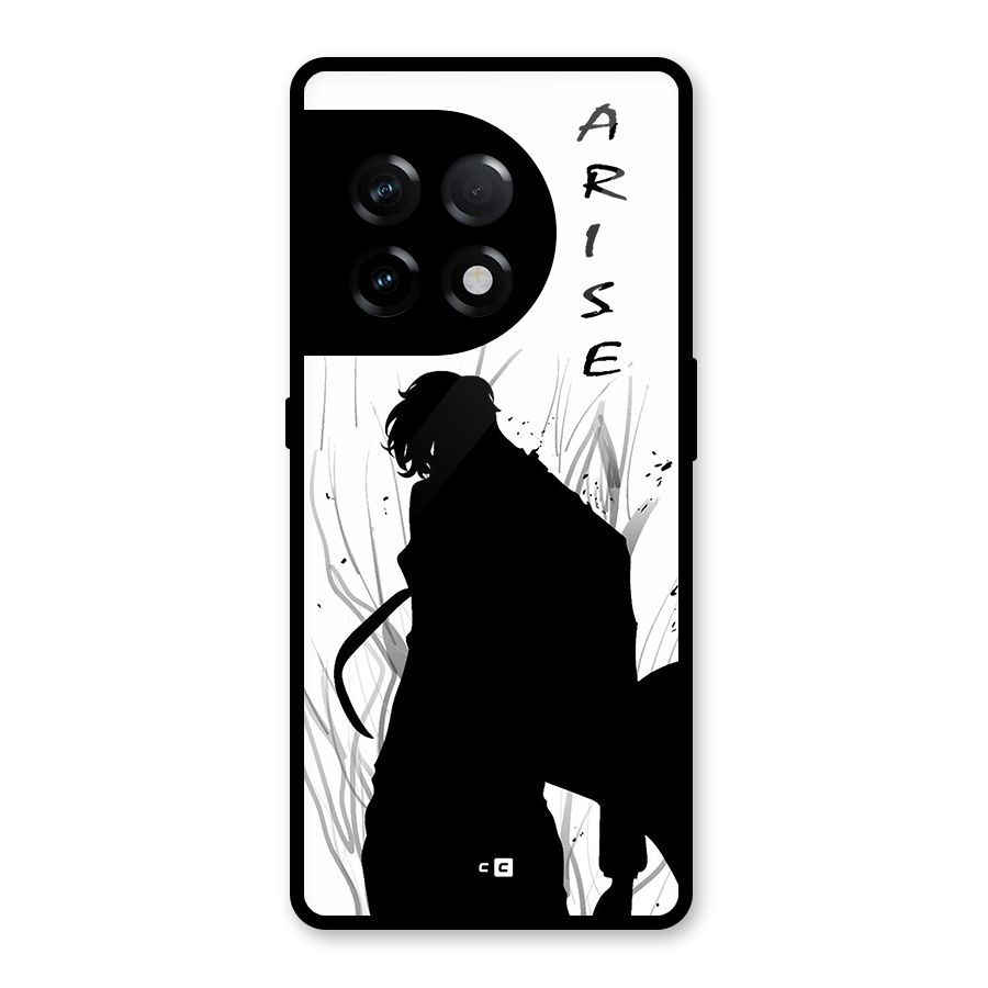 Awesome Jinwoo Arise Glass Back Case for OnePlus 11R