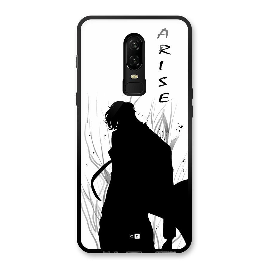 Awesome Jinwoo Arise Glass Back Case for OnePlus 6