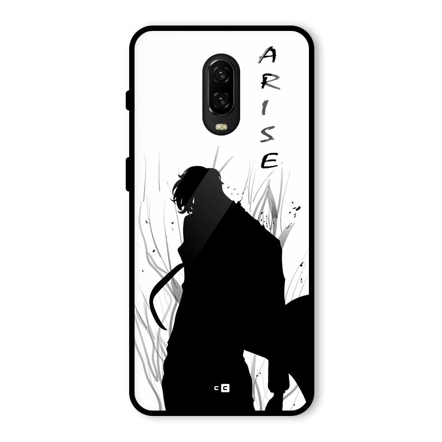 Awesome Jinwoo Arise Glass Back Case for OnePlus 6T