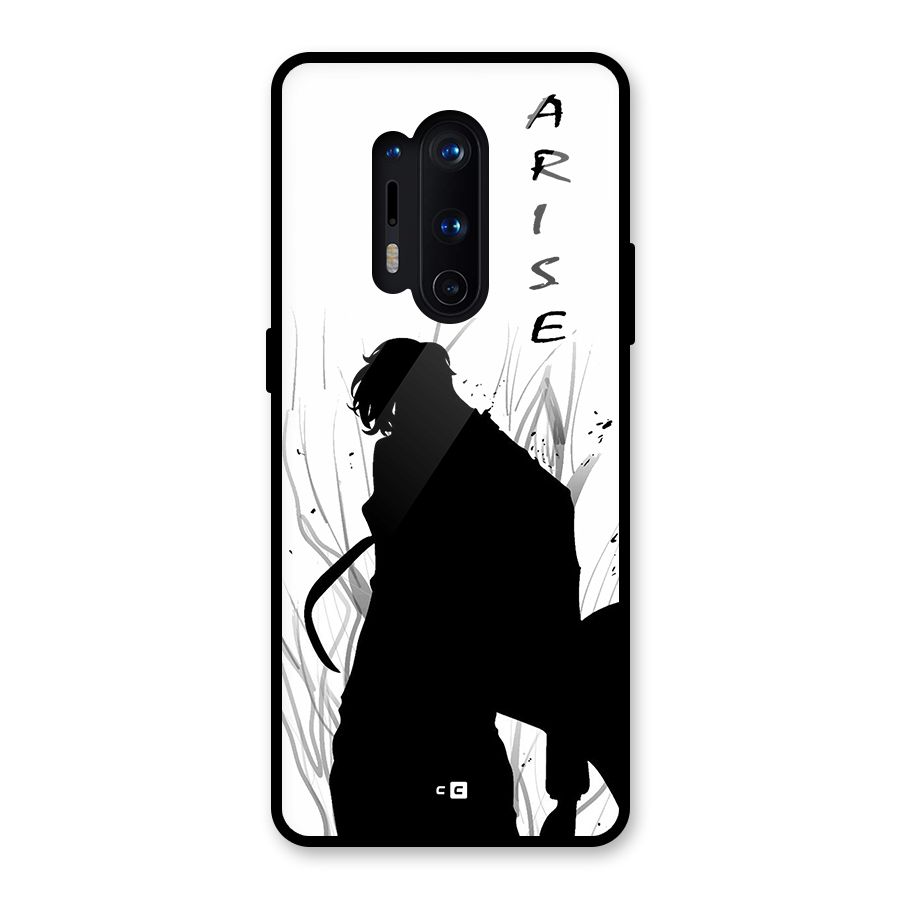 Awesome Jinwoo Arise Glass Back Case for OnePlus 8 Pro
