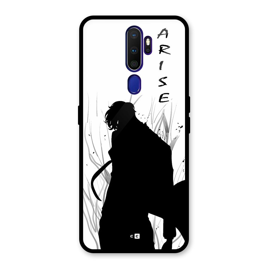 Awesome Jinwoo Arise Glass Back Case for Oppo A9 (2020)