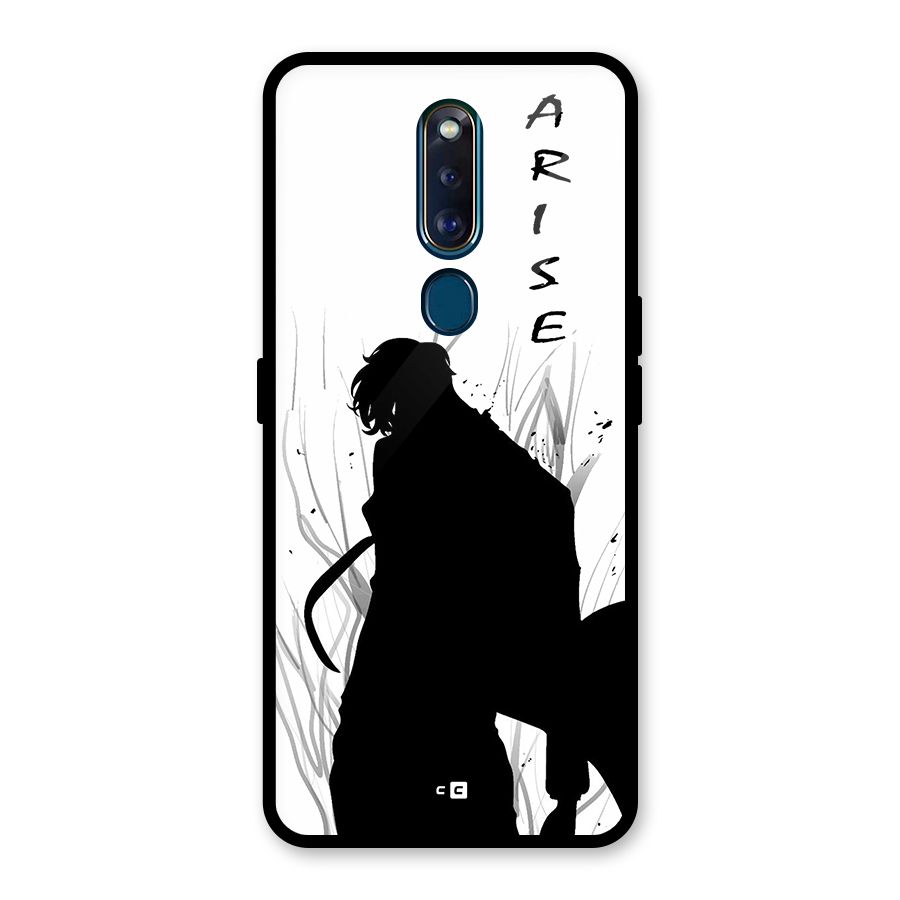 Awesome Jinwoo Arise Glass Back Case for Oppo F11 Pro