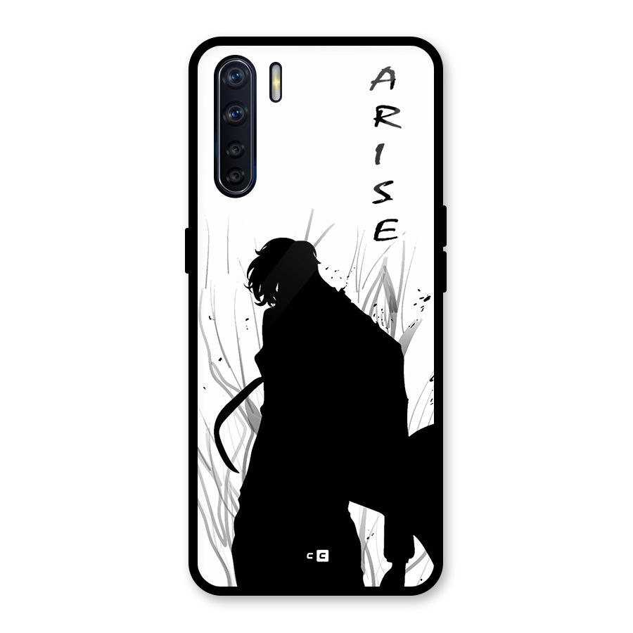 Awesome Jinwoo Arise Glass Back Case for Oppo F15