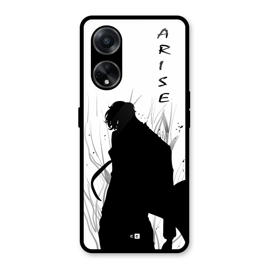 Awesome Jinwoo Arise Glass Back Case for Oppo F23