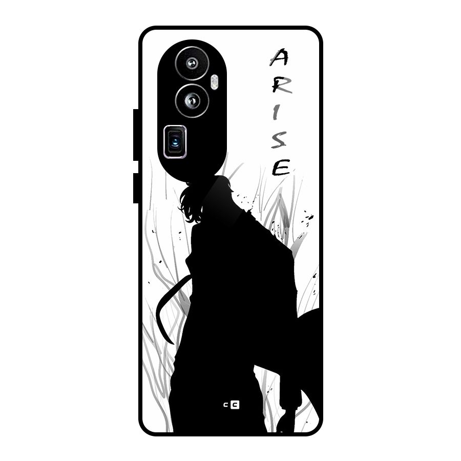 Awesome Jinwoo Arise Glass Back Case for Oppo Reno10 Pro Plus