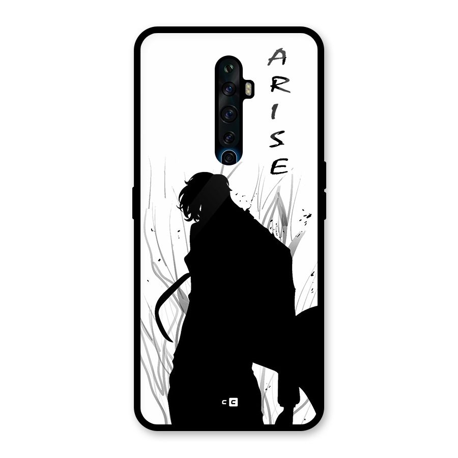 Awesome Jinwoo Arise Glass Back Case for Oppo Reno2 F