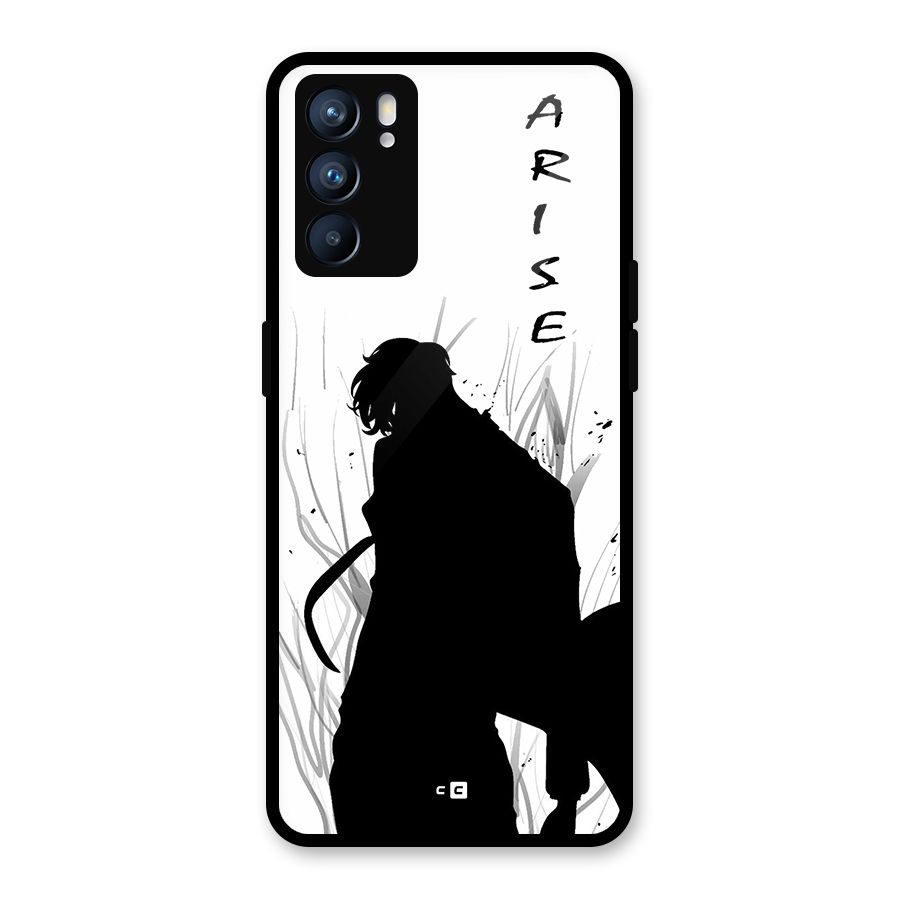Awesome Jinwoo Arise Glass Back Case for Oppo Reno6 5G