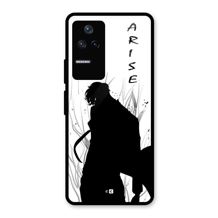 Awesome Jinwoo Arise Glass Back Case for Poco F4 5G