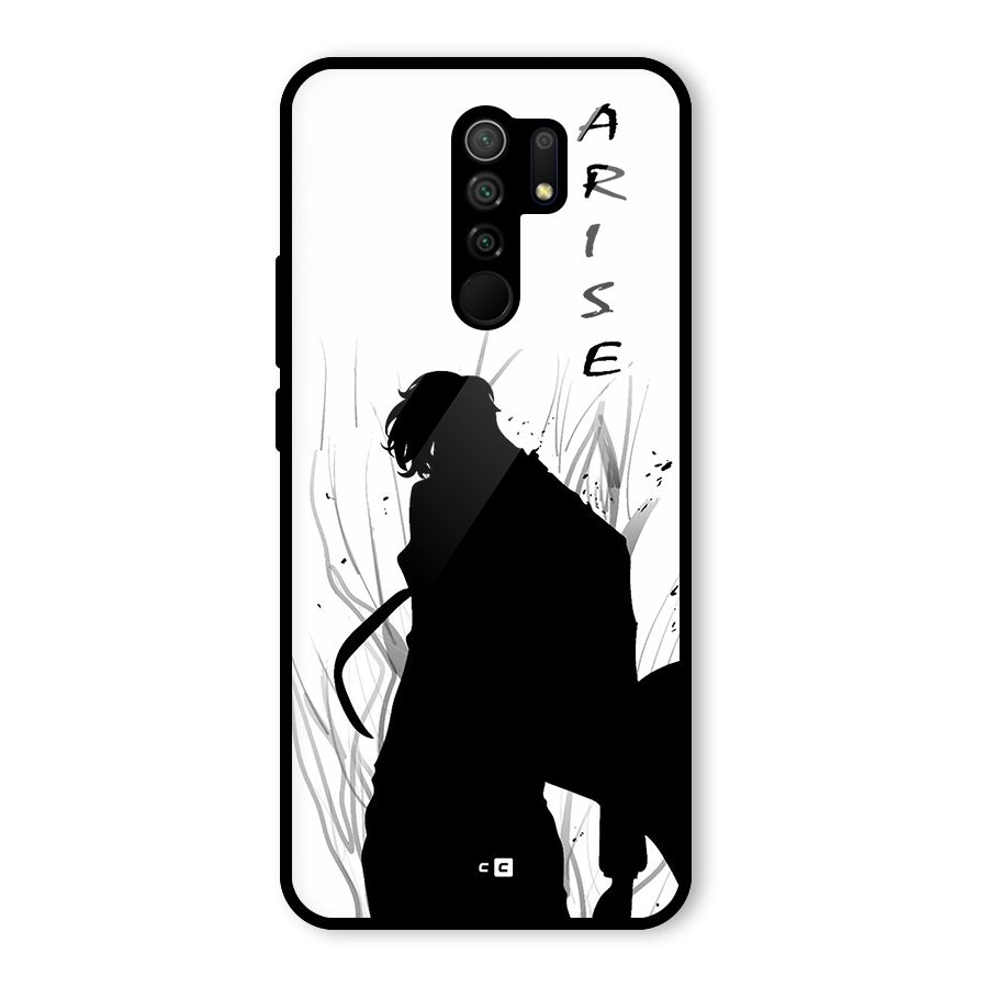 Awesome Jinwoo Arise Glass Back Case for Poco M2