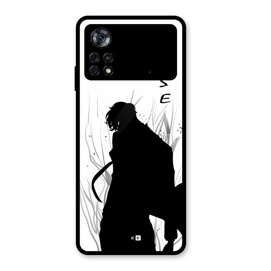 Awesome Jinwoo Arise Glass Back Case for Poco X4 Pro 5G