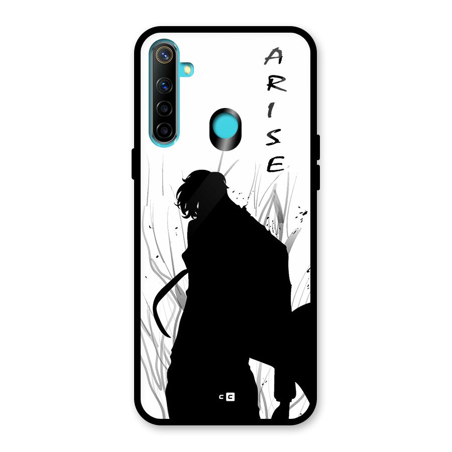 Awesome Jinwoo Arise Glass Back Case for Realme 5i