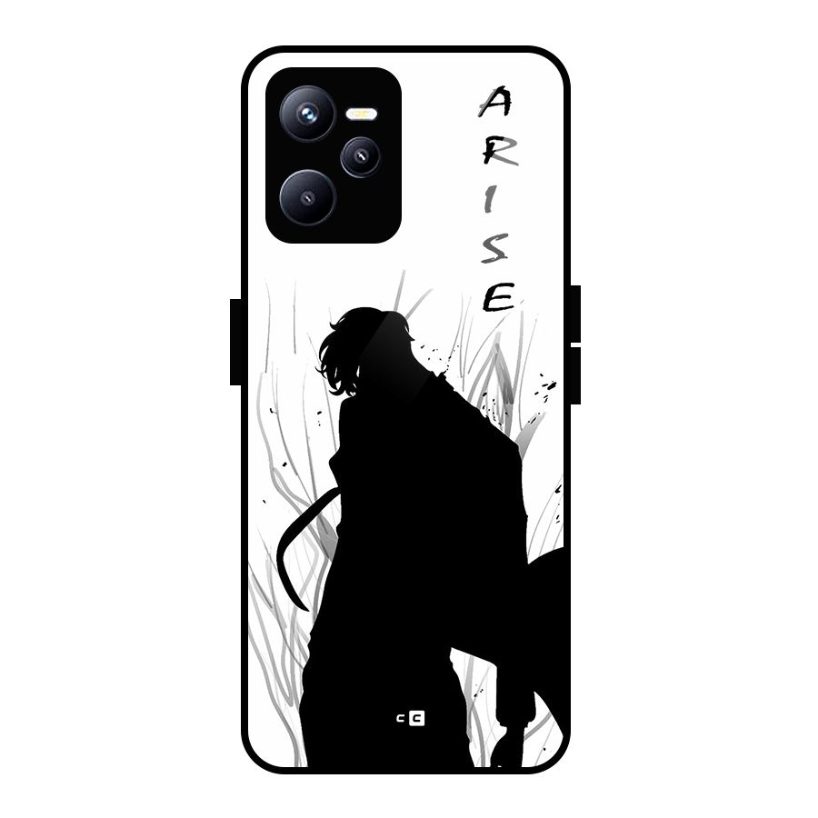 Awesome Jinwoo Arise Glass Back Case for Realme C35