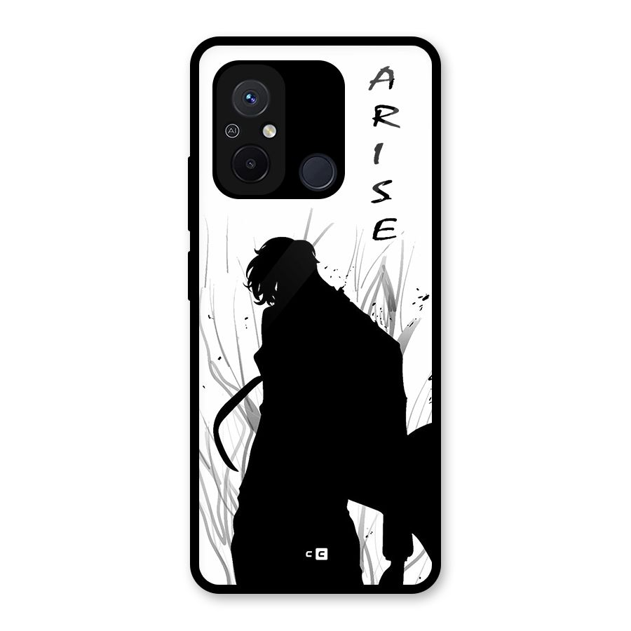 Awesome Jinwoo Arise Glass Back Case for Redmi 12C