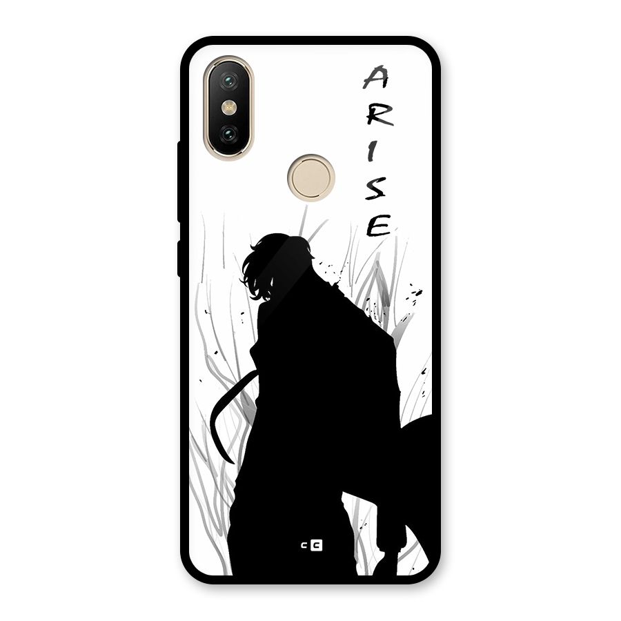 Awesome Jinwoo Arise Glass Back Case for Redmi A2