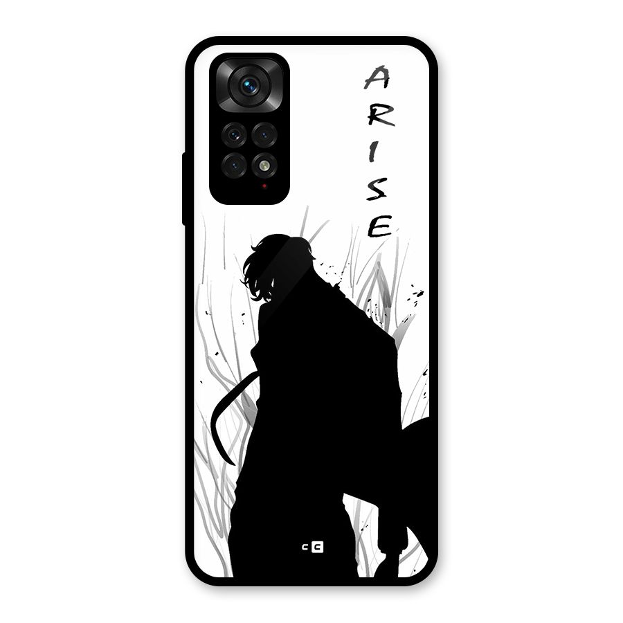 Awesome Jinwoo Arise Glass Back Case for Redmi Note 11S