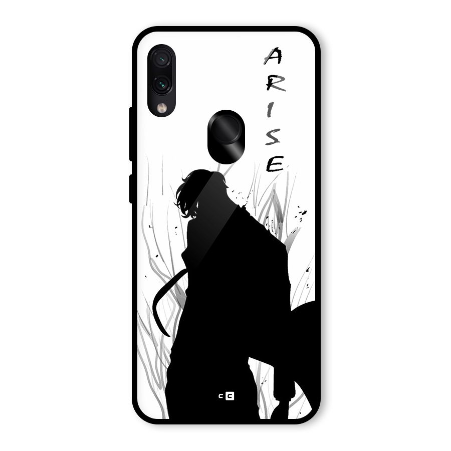 Awesome Jinwoo Arise Glass Back Case for Redmi Note 7S