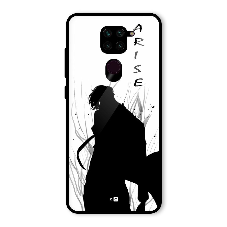 Awesome Jinwoo Arise Glass Back Case for Redmi Note 9
