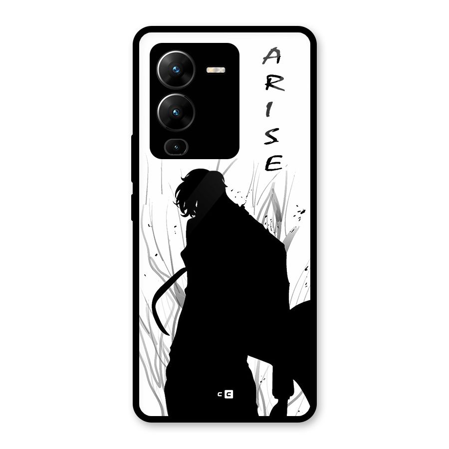 Awesome Jinwoo Arise Glass Back Case for Vivo V25 Pro