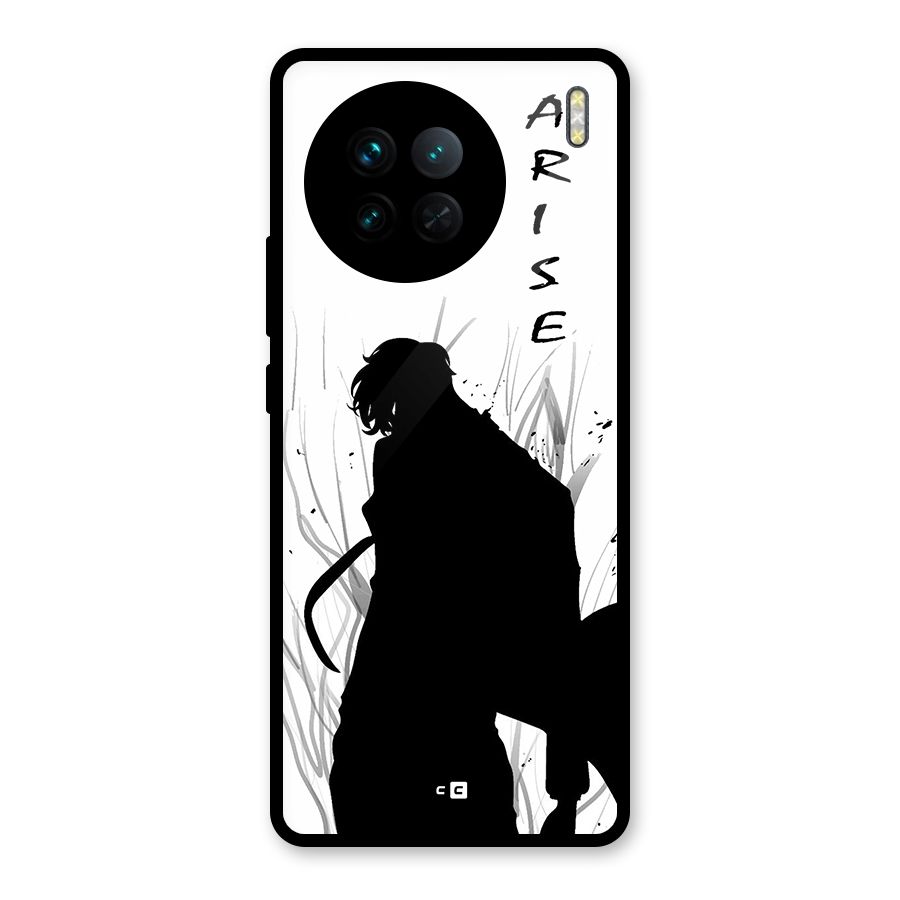 Awesome Jinwoo Arise Glass Back Case for Vivo X90