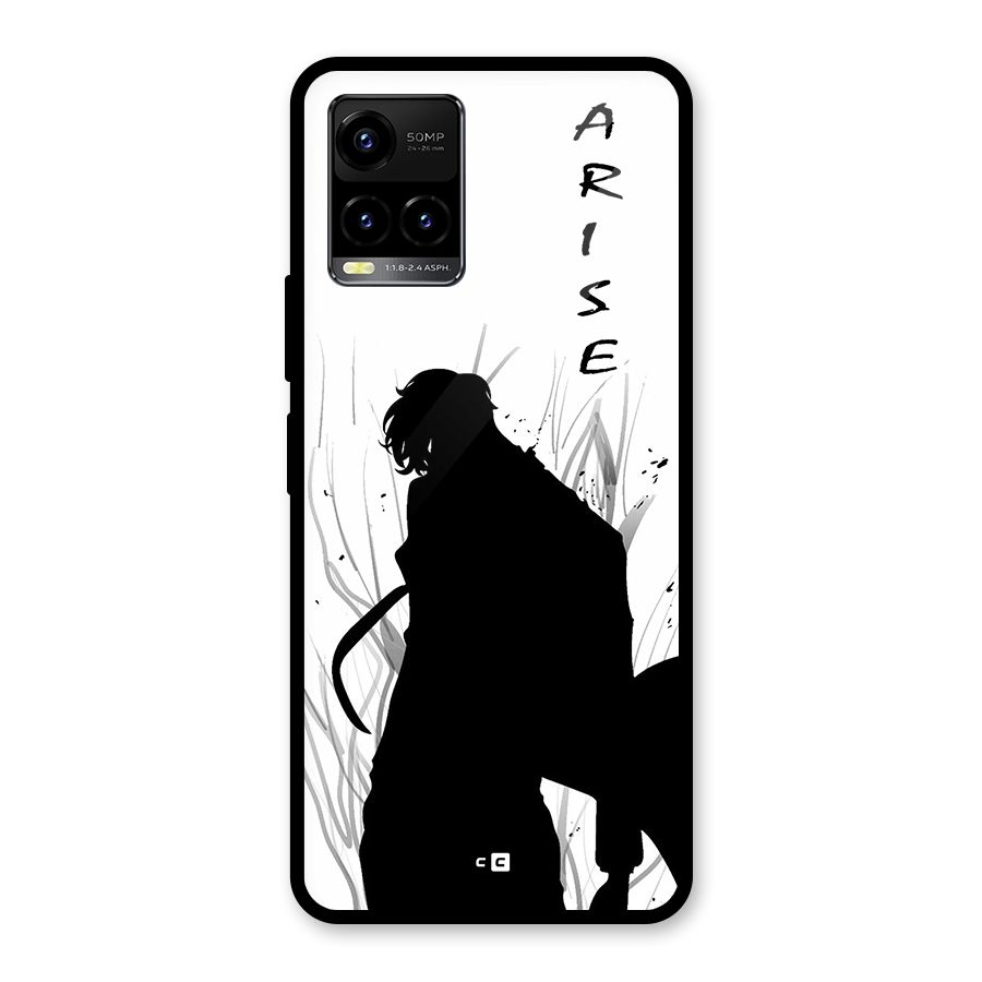 Awesome Jinwoo Arise Glass Back Case for Vivo Y33s