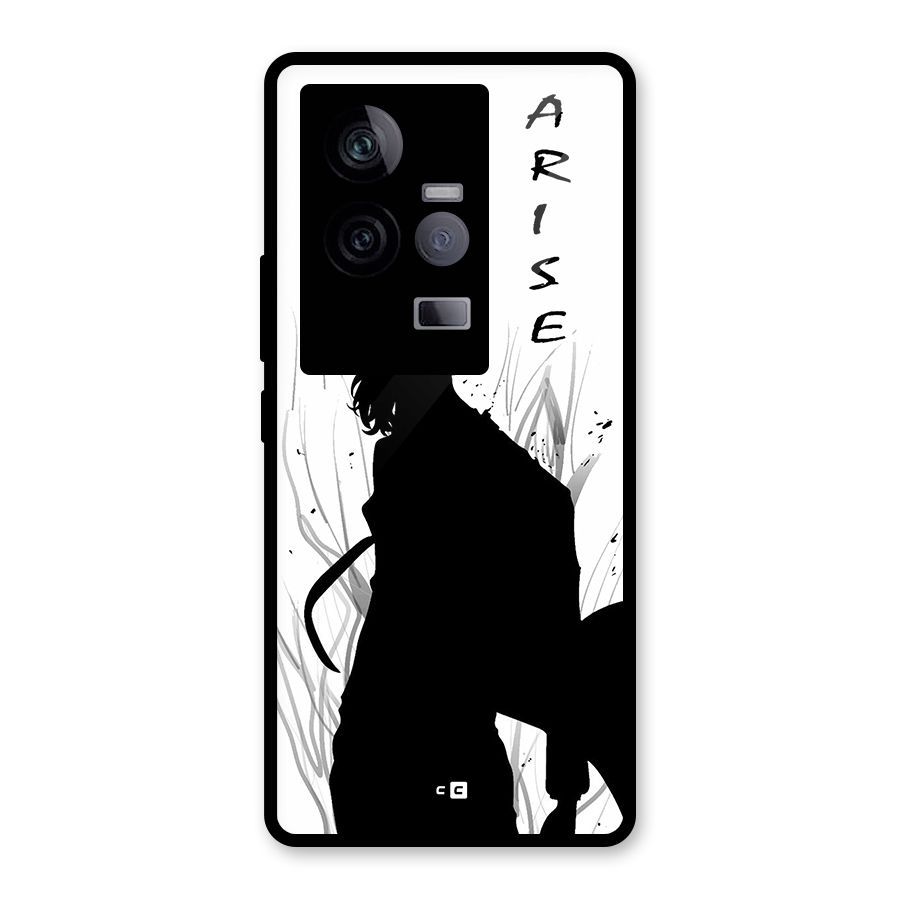 Awesome Jinwoo Arise Glass Back Case for Vivo iQOO 11 5G