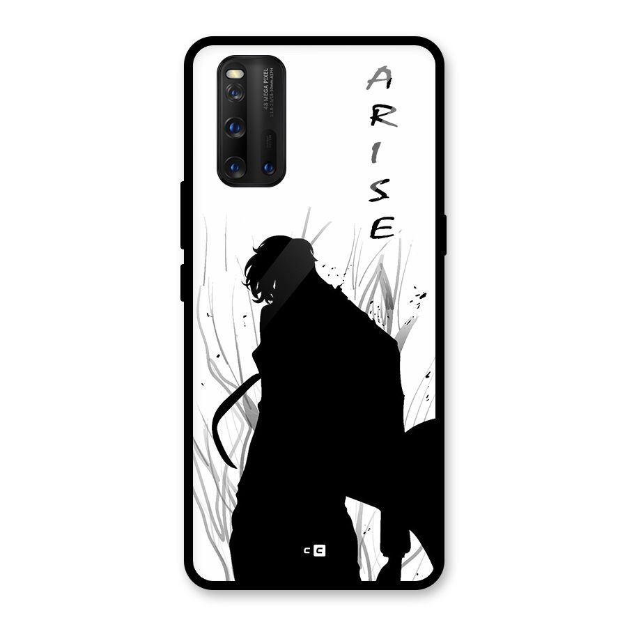 Awesome Jinwoo Arise Glass Back Case for Vivo iQOO 3