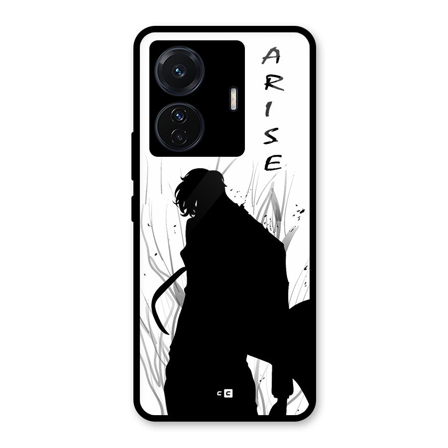 Awesome Jinwoo Arise Glass Back Case for Vivo iQOO Z6 Pro