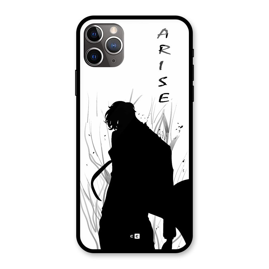 Awesome Jinwoo Arise Glass Back Case for iPhone 11 Pro Max