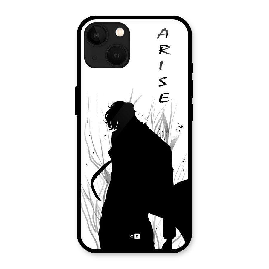 Awesome Jinwoo Arise Glass Back Case for iPhone 13