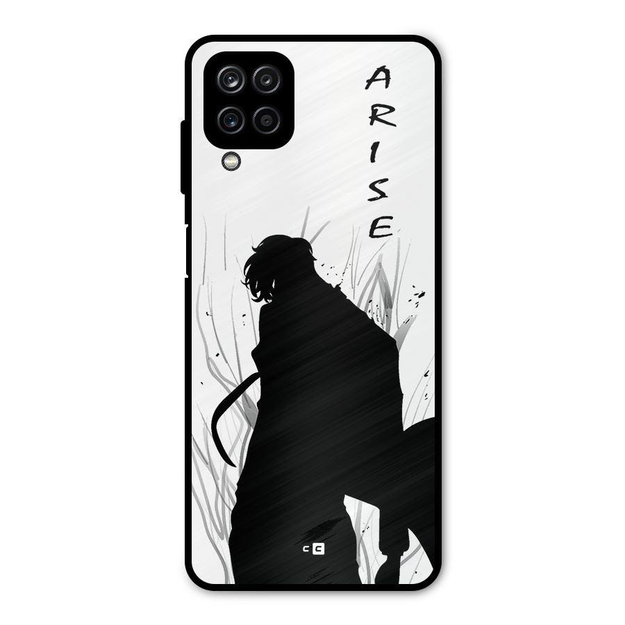 Awesome Jinwoo Arise Metal Back Case for Galaxy A12