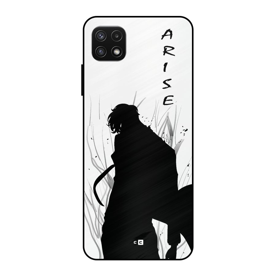 Awesome Jinwoo Arise Metal Back Case for Galaxy A22 5G