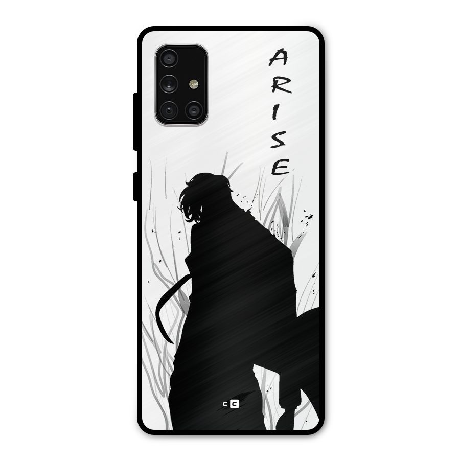 Awesome Jinwoo Arise Metal Back Case for Galaxy A71