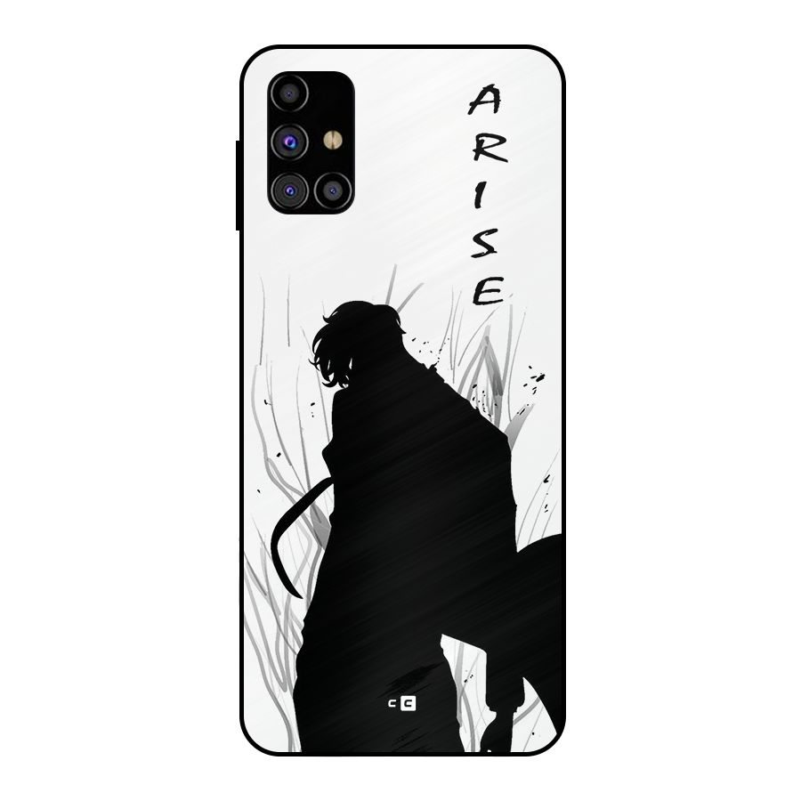 Awesome Jinwoo Arise Metal Back Case for Galaxy M31s