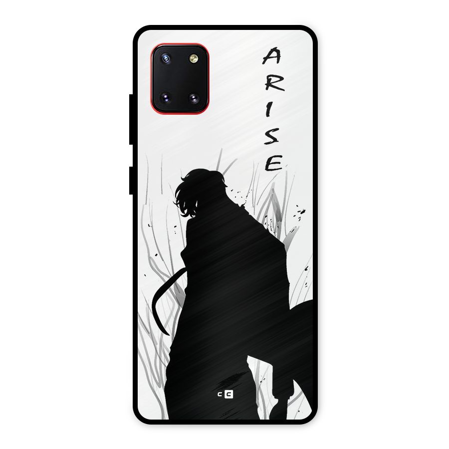 Awesome Jinwoo Arise Metal Back Case for Galaxy Note 10 Lite