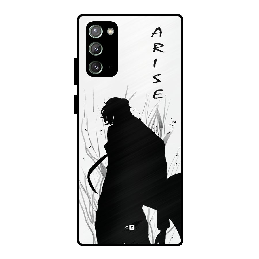 Awesome Jinwoo Arise Metal Back Case for Galaxy Note 20