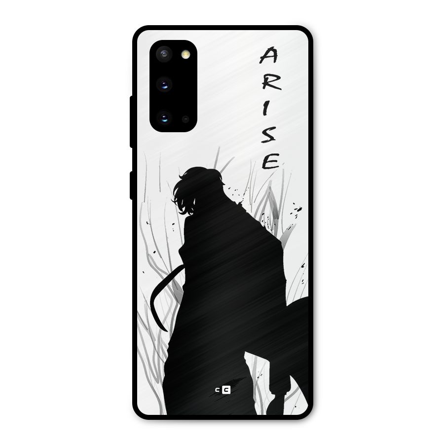 Awesome Jinwoo Arise Metal Back Case for Galaxy S20
