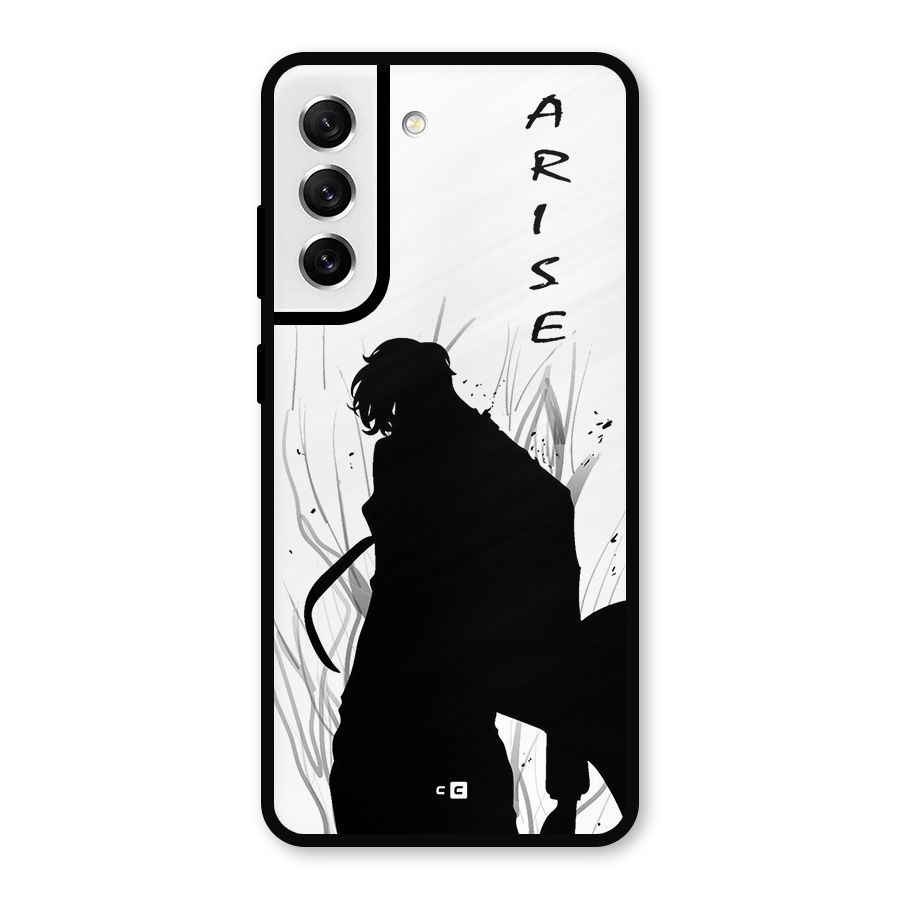 Awesome Jinwoo Arise Metal Back Case for Galaxy S21 FE 5G
