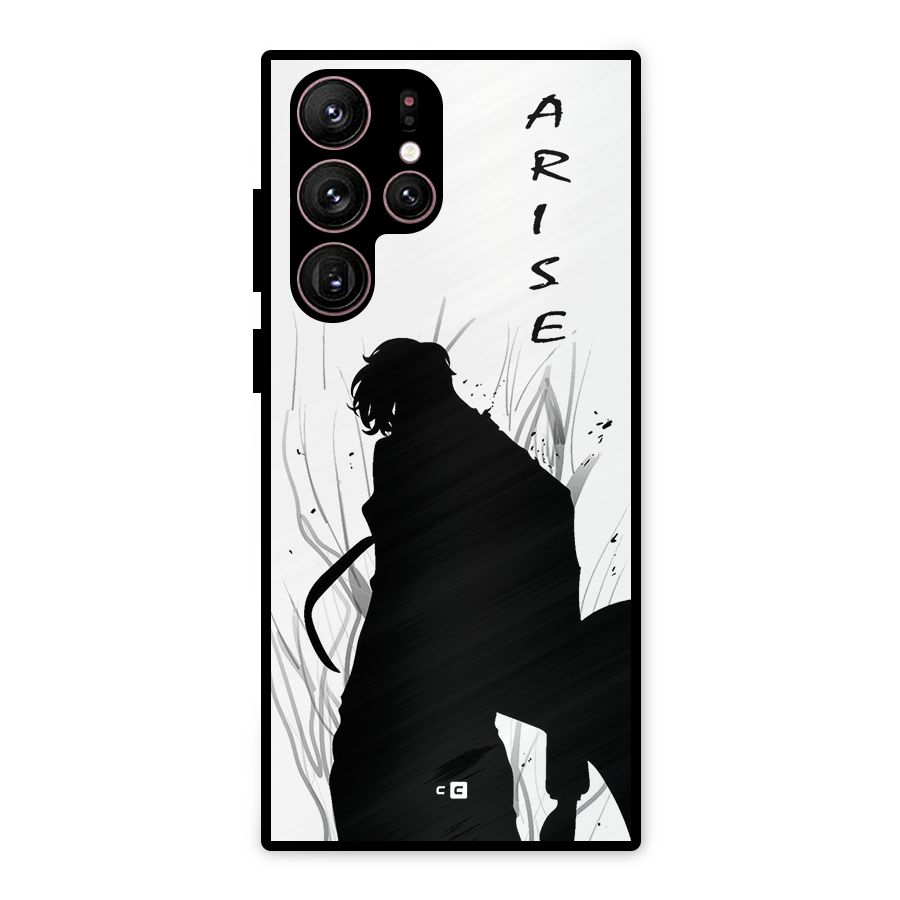 Awesome Jinwoo Arise Metal Back Case for Galaxy S22 Ultra 5G