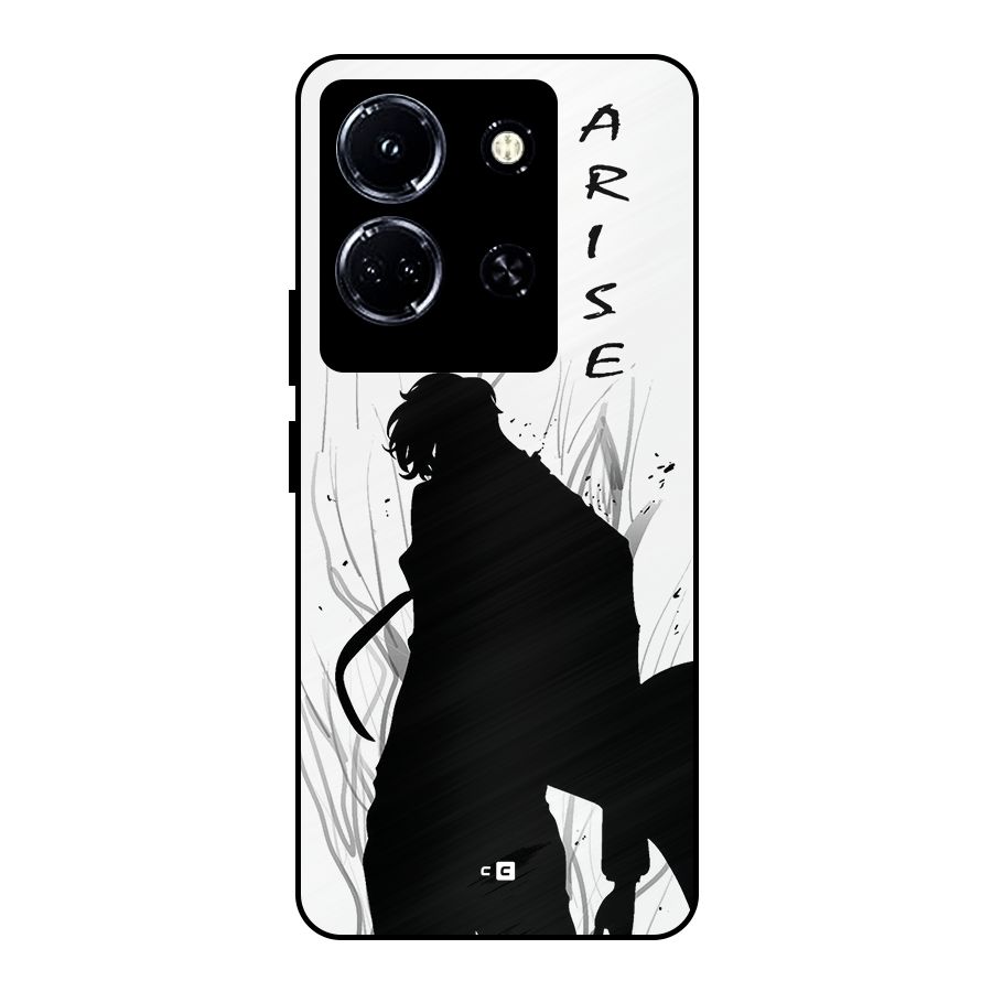 Awesome Jinwoo Arise Metal Back Case for Infinix Note 30 5G