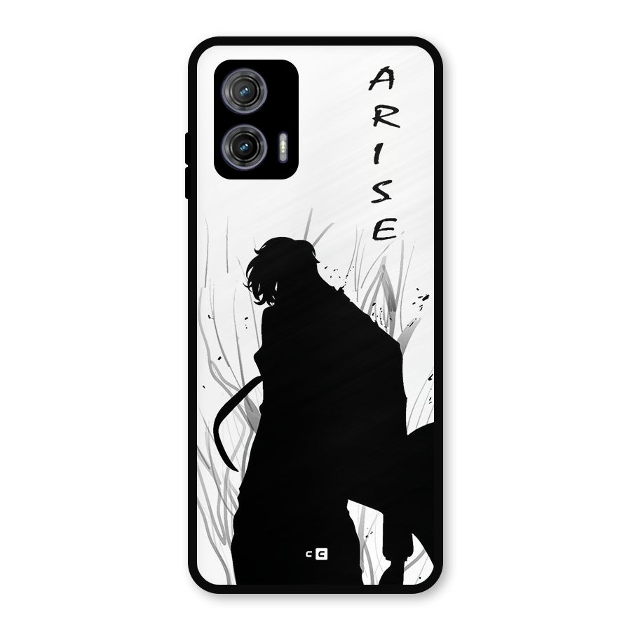 Awesome Jinwoo Arise Metal Back Case for Moto G73