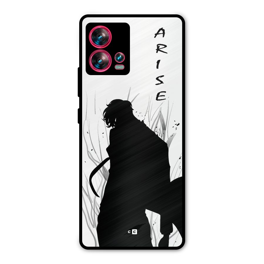 Awesome Jinwoo Arise Metal Back Case for Motorola Edge 30 Fusion