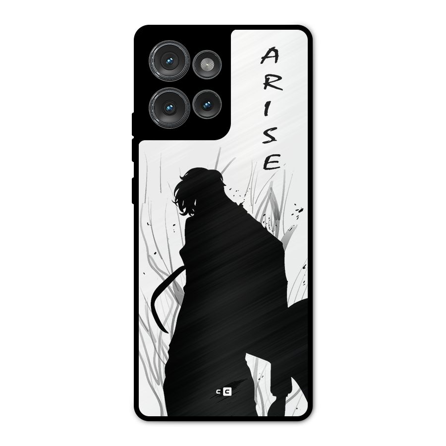 Awesome Jinwoo Arise Metal Back Case for Motorola Edge 50