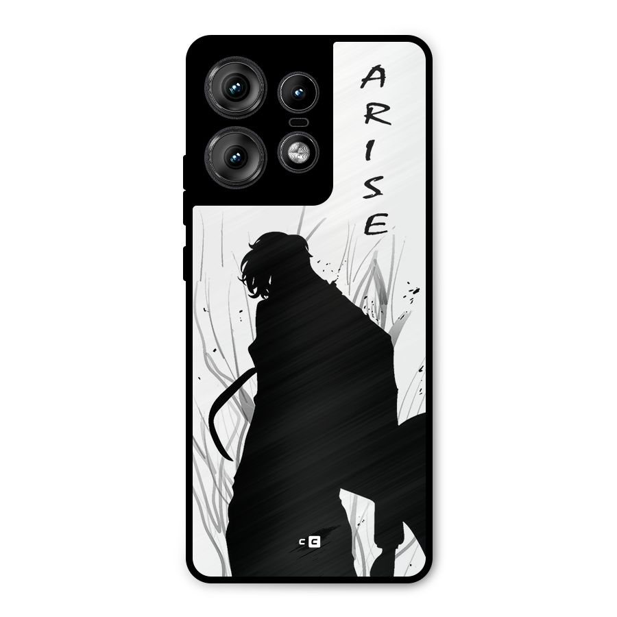 Awesome Jinwoo Arise Metal Back Case for Motorola Edge 50 Pro