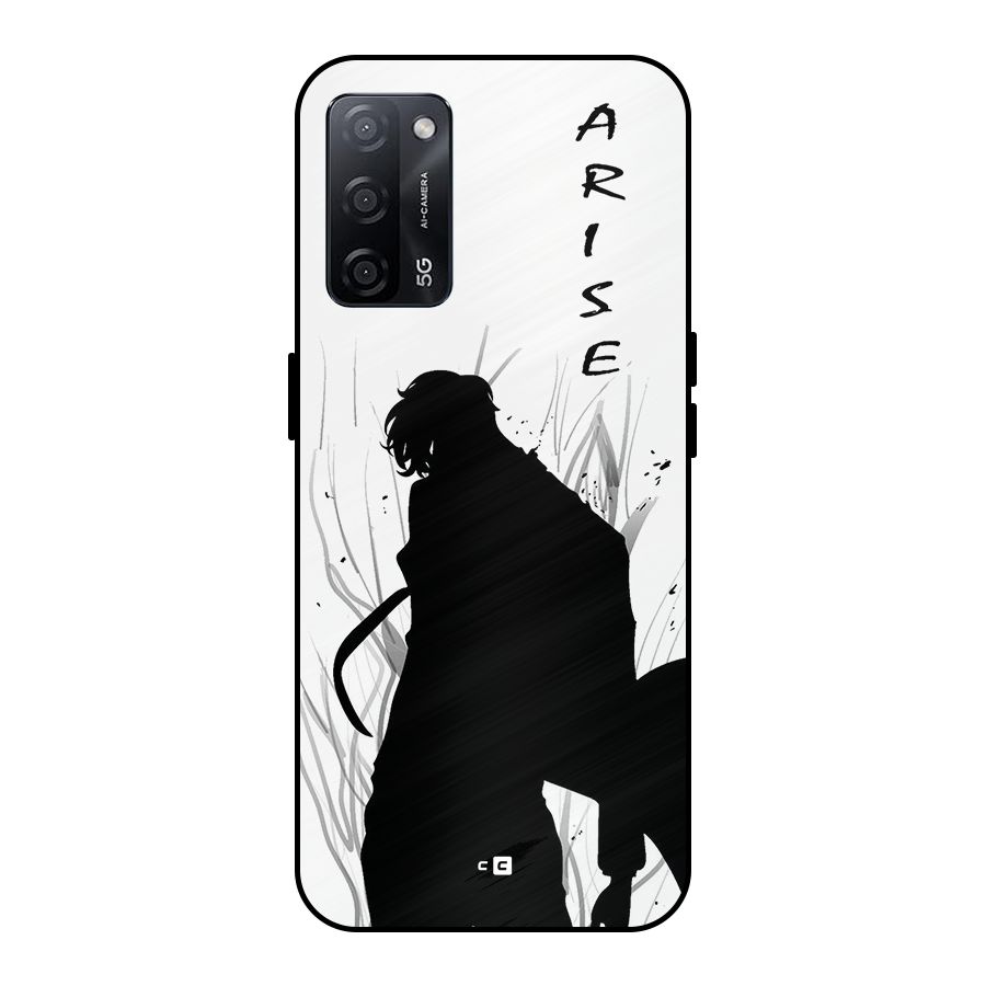 Awesome Jinwoo Arise Metal Back Case for Oppo A53s 5G
