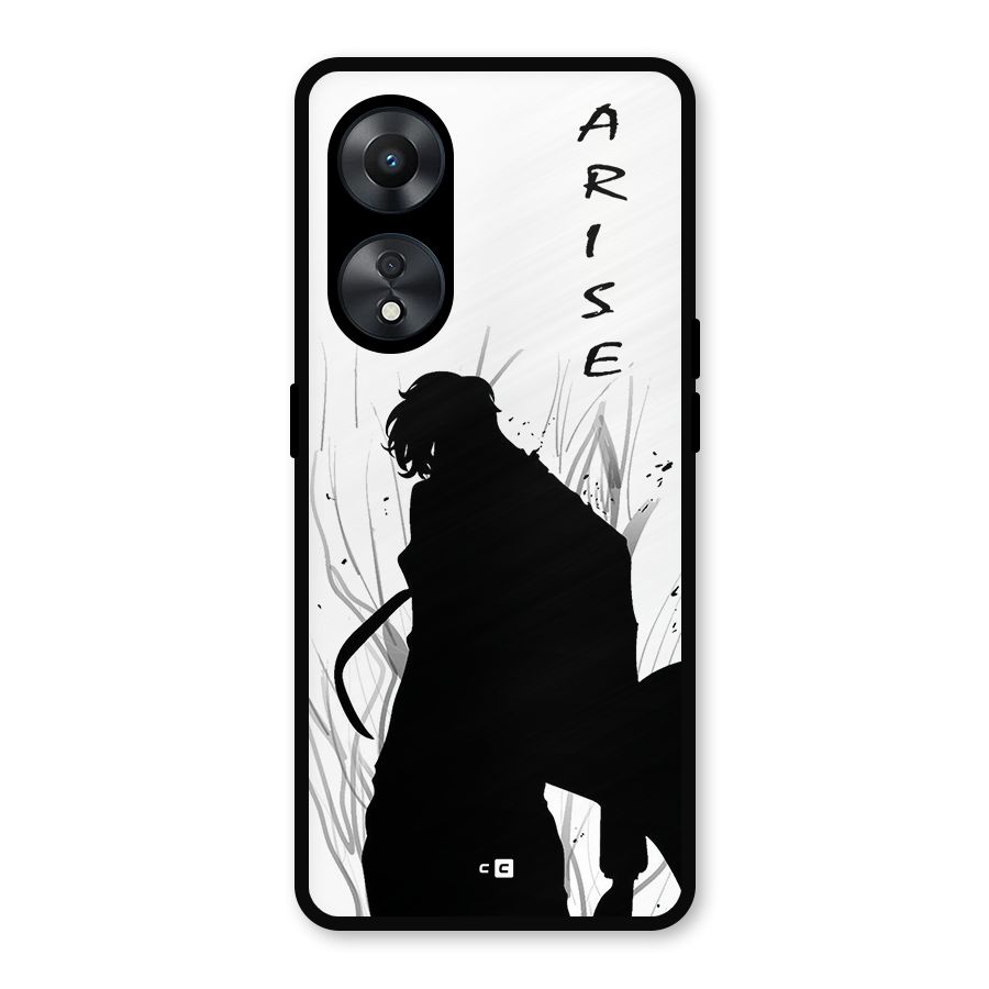Awesome Jinwoo Arise Metal Back Case for Oppo A78