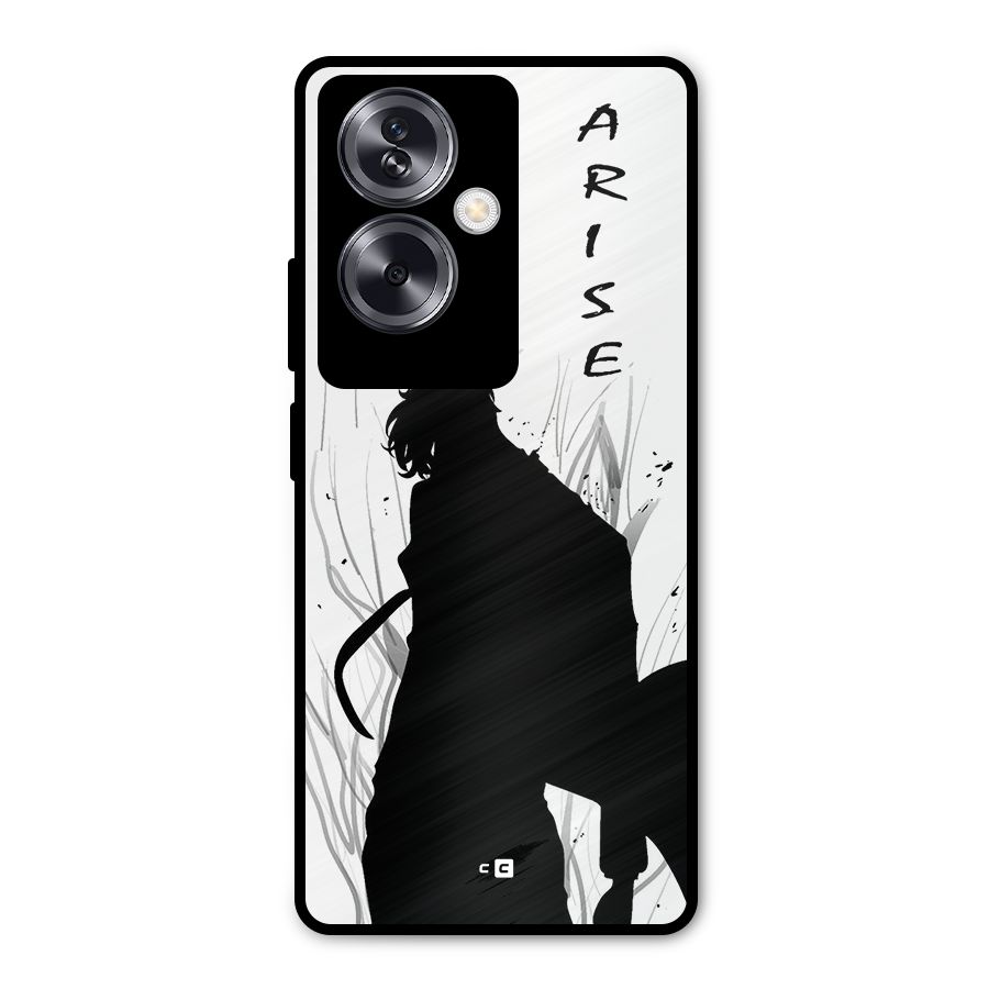Awesome Jinwoo Arise Metal Back Case for Oppo A79 5G