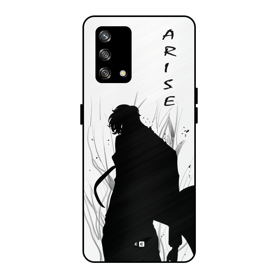 Awesome Jinwoo Arise Metal Back Case for Oppo F19