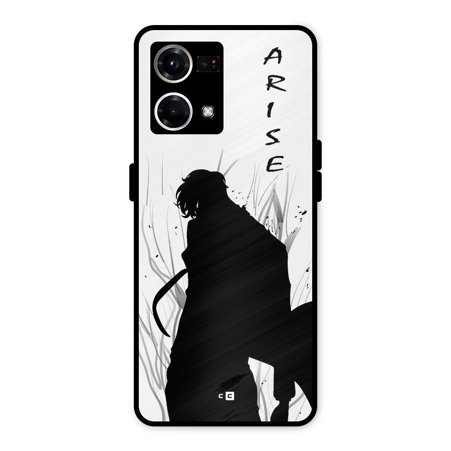 Awesome Jinwoo Arise Metal Back Case for Oppo F21 Pro 4G
