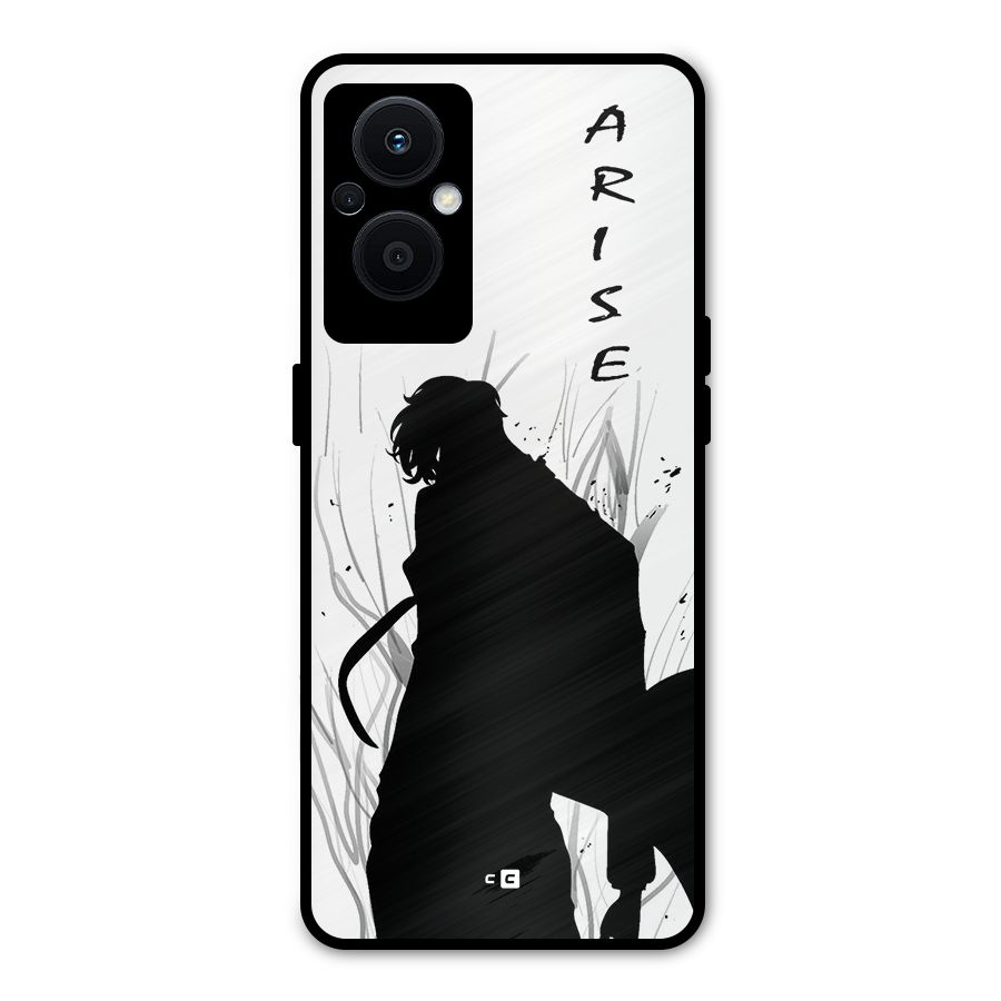Awesome Jinwoo Arise Metal Back Case for Oppo F21 Pro 5G